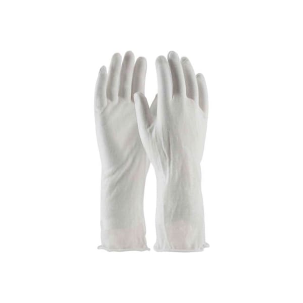 Pip PIP 97-500/14I CleanTeam 14" Econo Lt Weight Inspect Gloves, Cotton Lisle, Unhem, Men's 97-500/14I - main